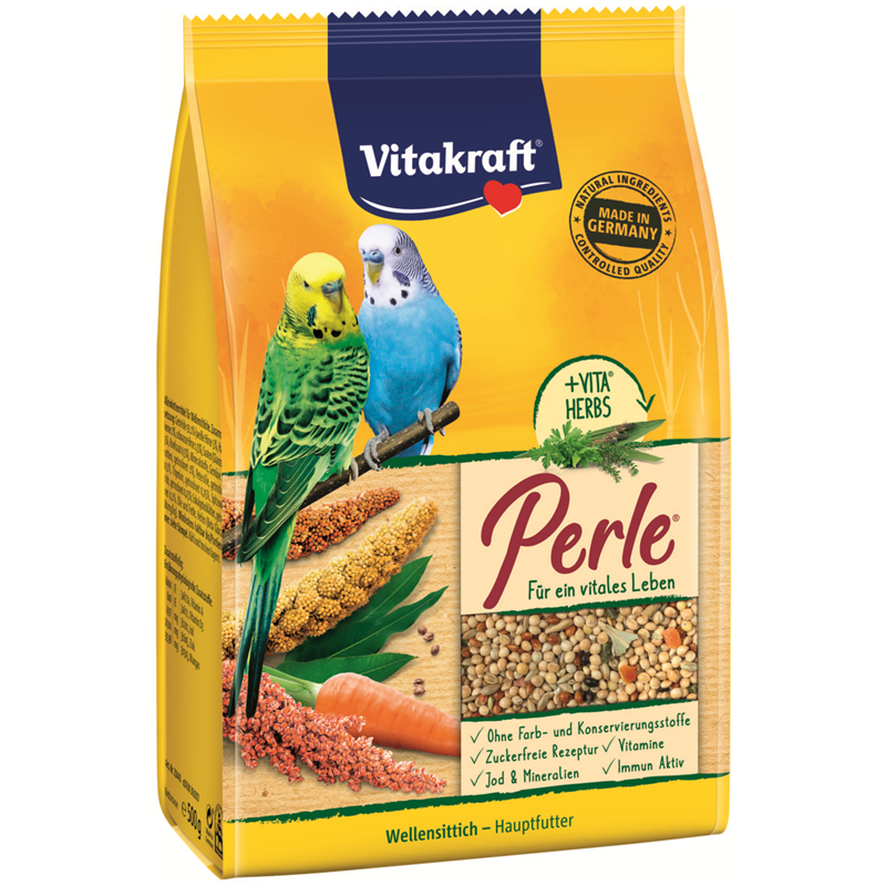 Vitakraft Vogel Sittich Perle® Jod-Vital-C./Honig 500 g