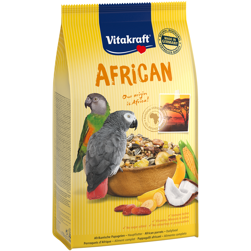Vitakraft African für südafrikanische Papageien 750 g