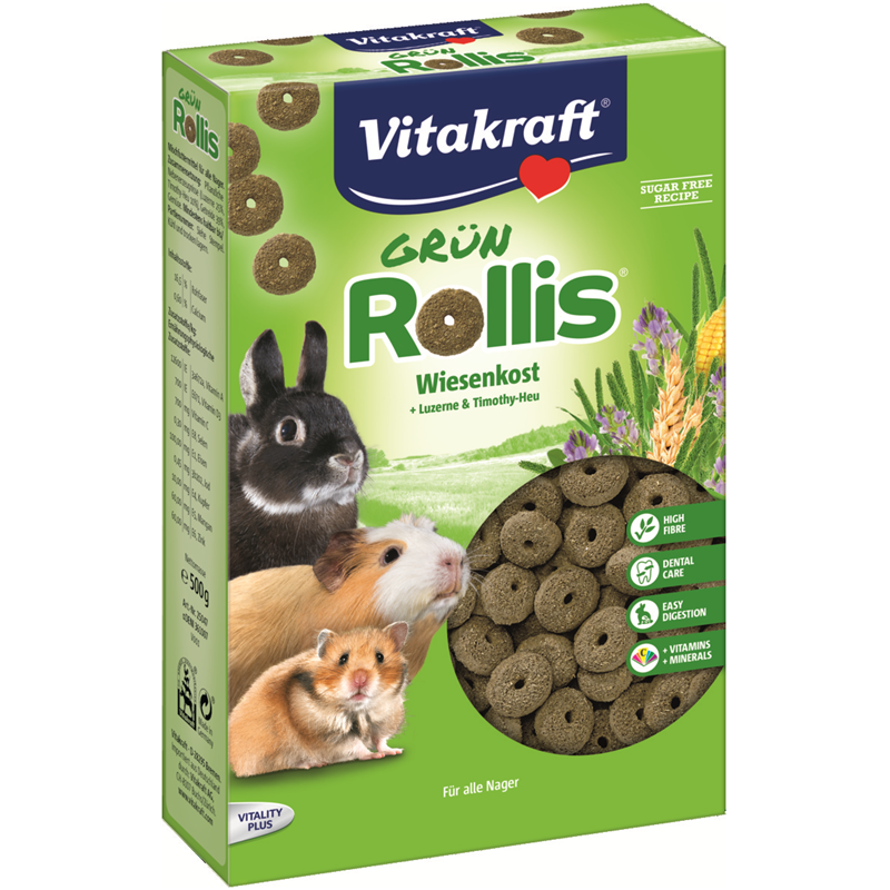 Vitakraft Nager Grün-Rollis® 500 g für Nager