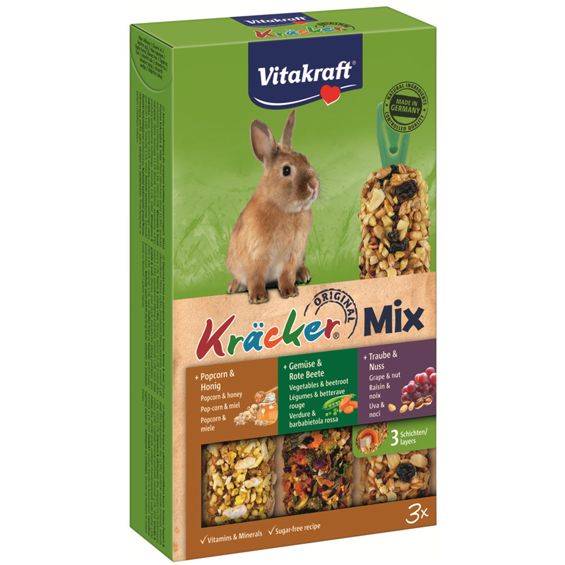 Vitakraft Kräcker Trio-Mix für Zwergkaninchen 160 g