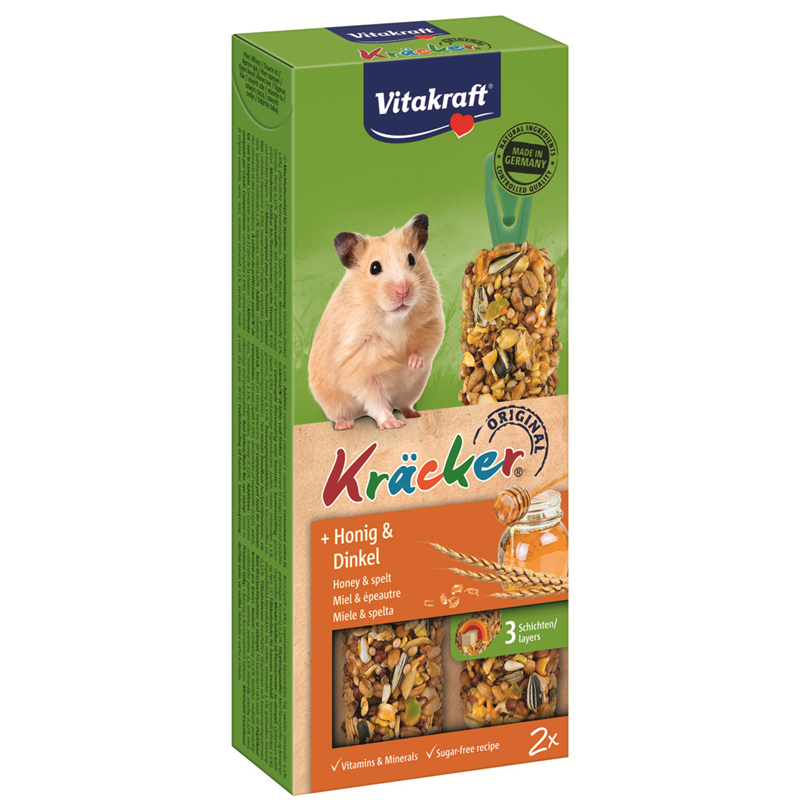 Vitakraft Kräcker Honig & Dinkel für Hamster 112 g