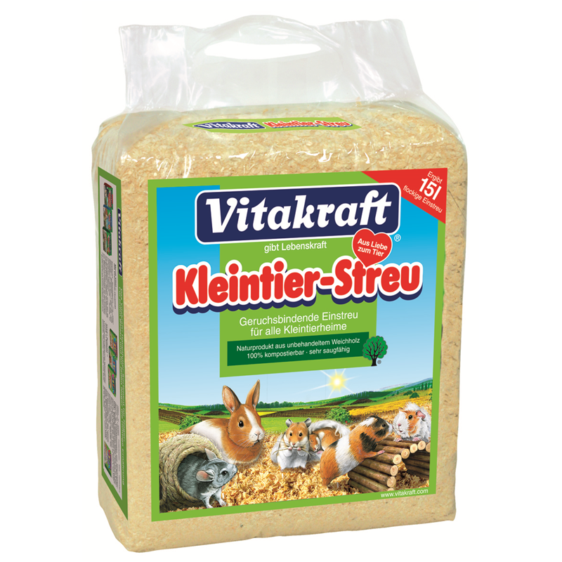 Vitakraft Nager Kleintierstreu quadratisch 15 l