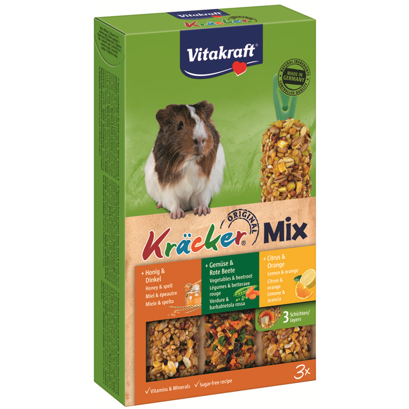 Vitakraft Kräcker Trio-Mix für Meerschweinchen 168 g