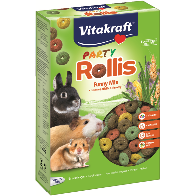 Vitakraft Nager Rollis Party 500 g
