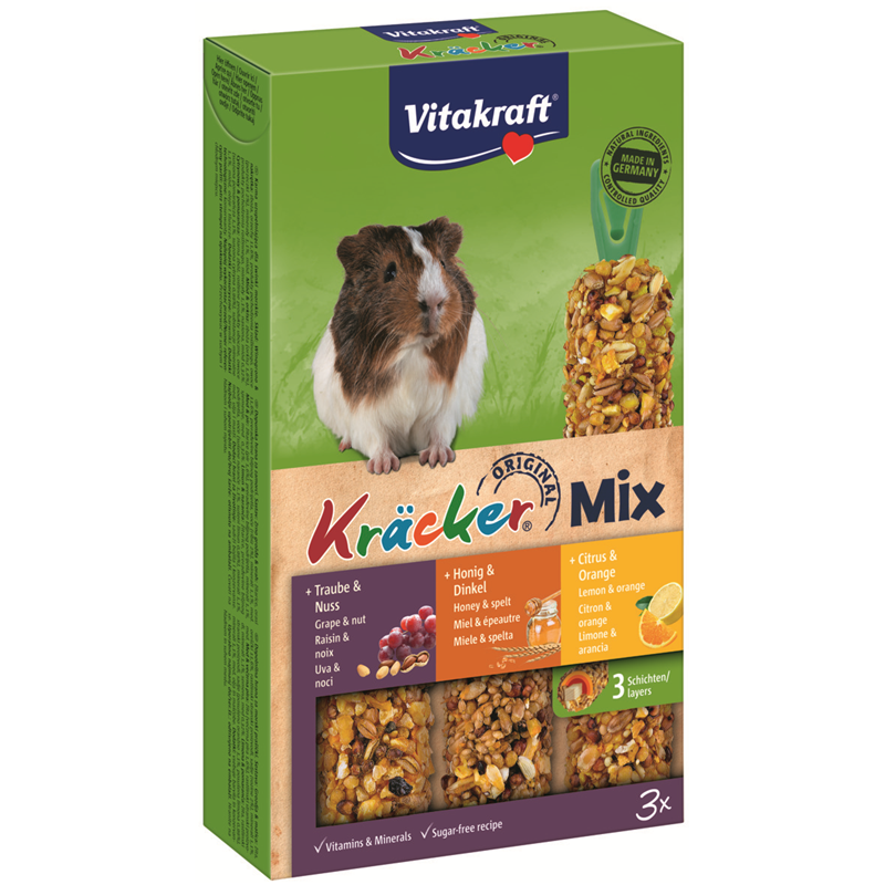 Vitakraft Kräcker Trio-Mix für Meerschweinchen 168 g