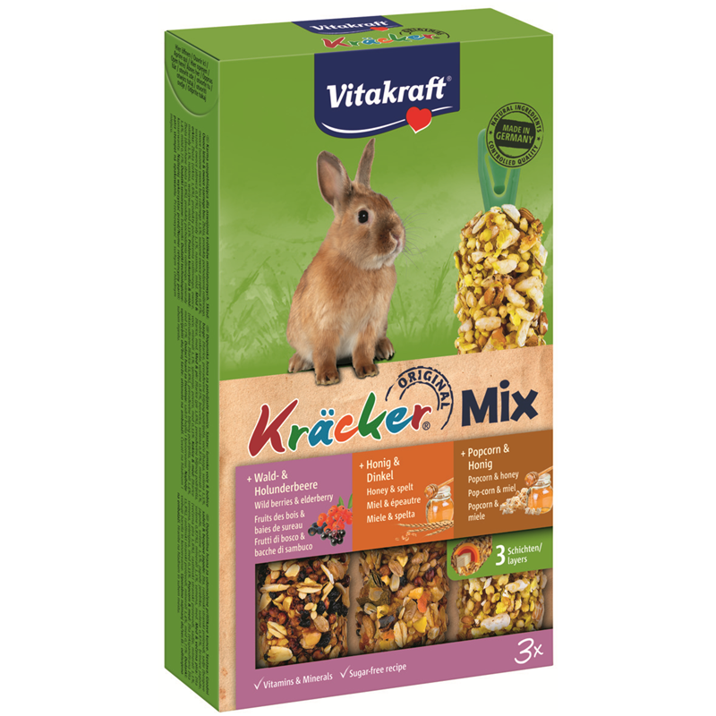 Vitakraft Kräcker Trio-Mix für Zwergkaninchen 160 g