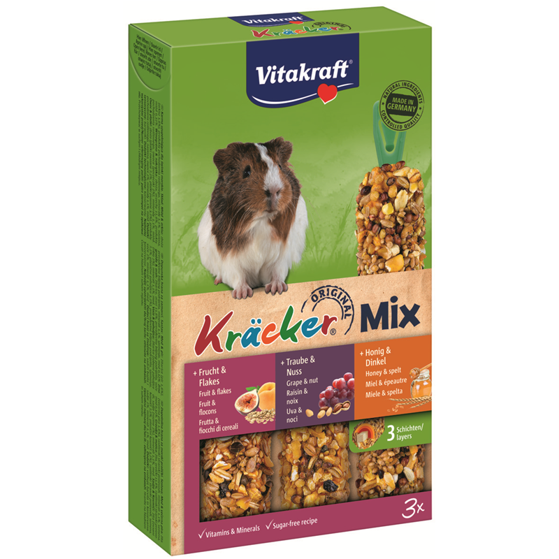 Vitakraft Kräcker Trio-Mix für Meerschweinchen 168 g