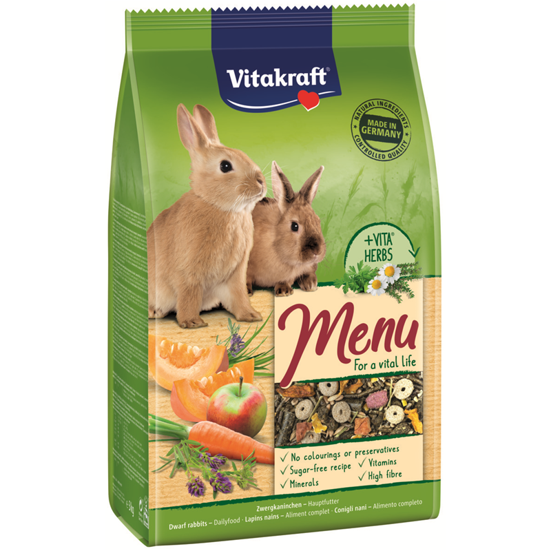 Vitakraft Nager Menü Vital 3 kg Zwergkaninchen