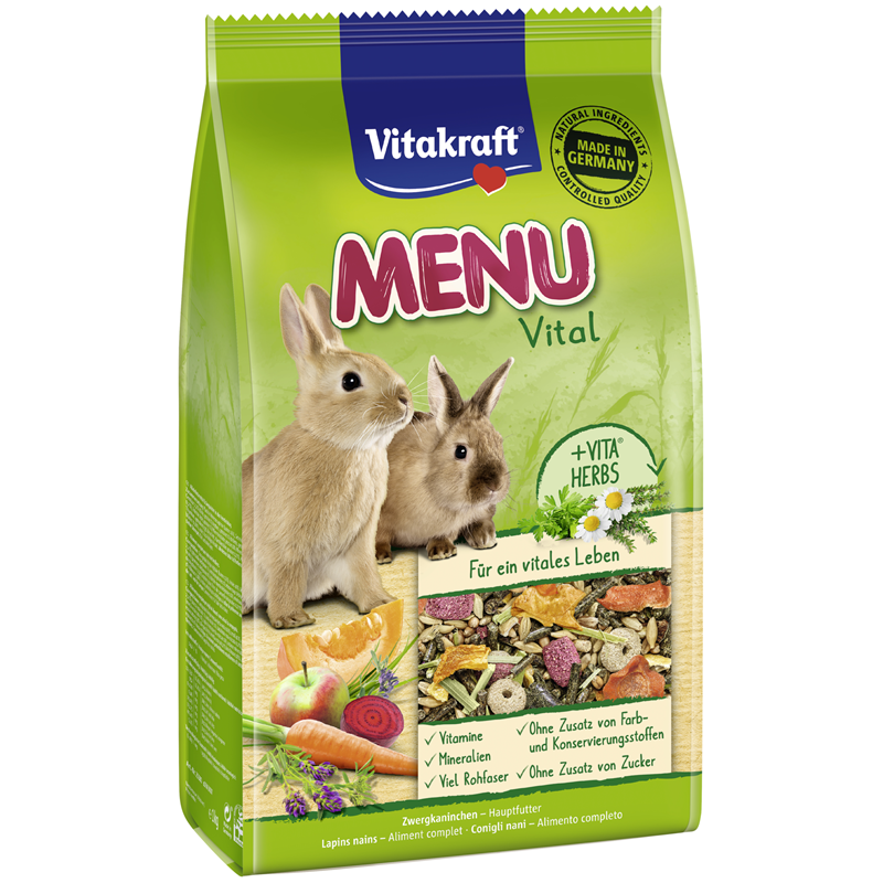 Vitakraft Nager Menü Vital 1 kg Zwergkaninchen
