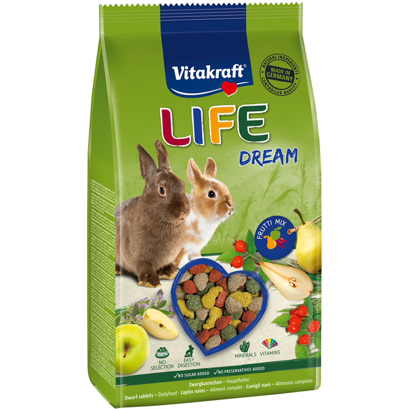Vitakraft Life Dream für Zwergkaninchen 600 g