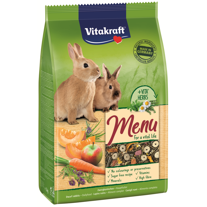 Vitakraft Nager Menü Vital Zwergkaninchen 5kg
