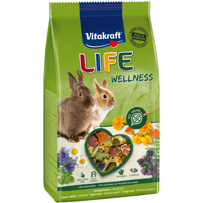 Vitakraft Life Wellness Zwergkaninchen 600 g