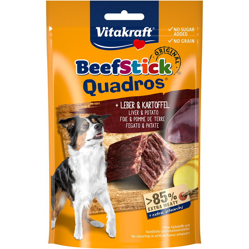 Vitakraft Beef Stick Quadros Leber & Kartoffel 70 g