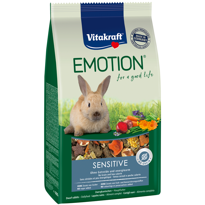 Vitakraft Emotion Sensitive Selection All Ages Zwergkaninchen 600 g