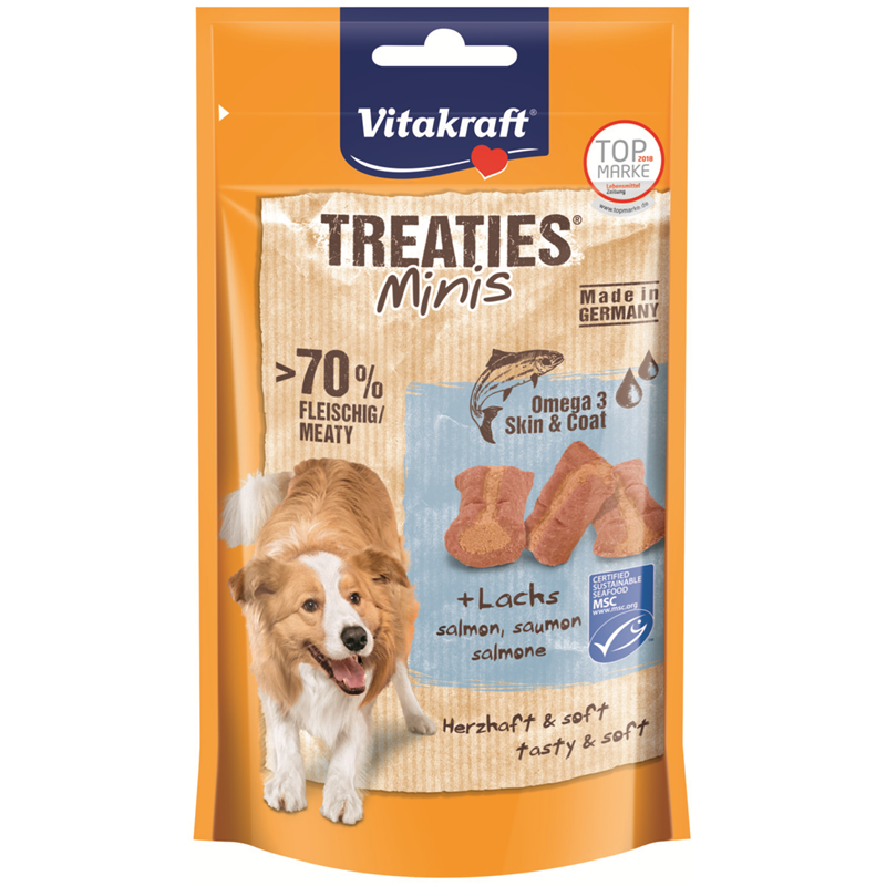 Vitakraft Treaties Minis + Lachs & Omega 3 48 g