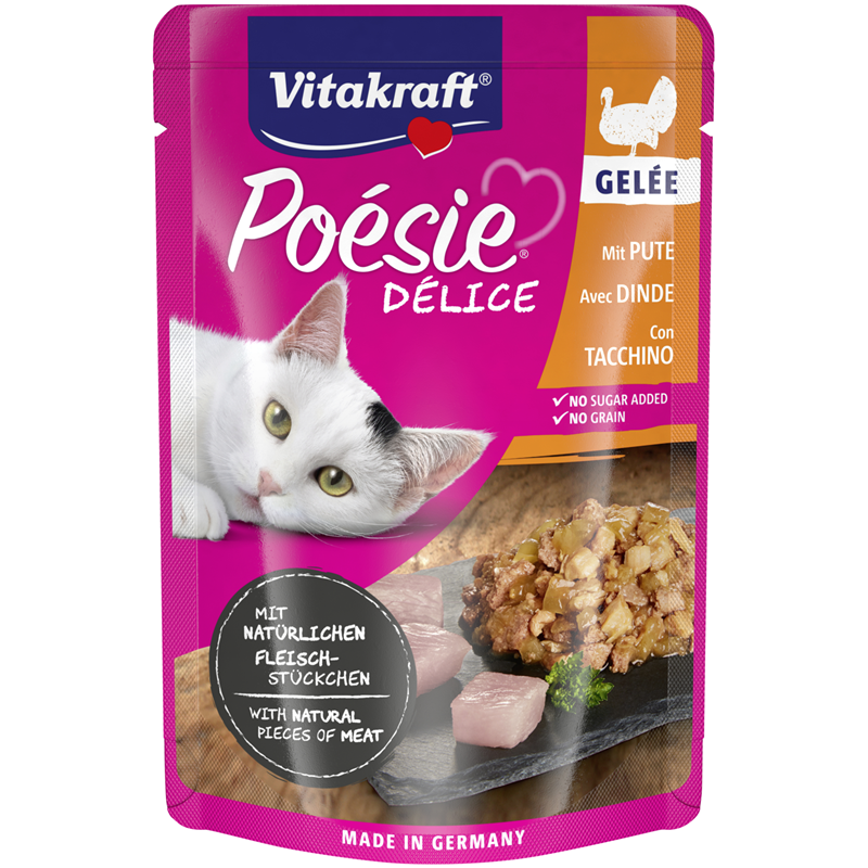 Vitakraft Poésie Délice mit Pute in Sauce 85 g PB