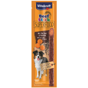 Vitakraft Beef Stick Superfood mit Chia Saat & Karotten 25 g