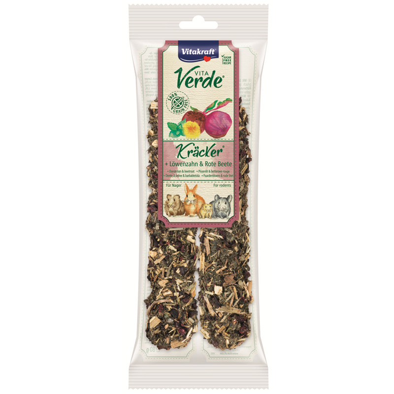 Vitakraft Vita Verde Kräcker + Löwenzahn & Rote Bete 2er/ 80 g