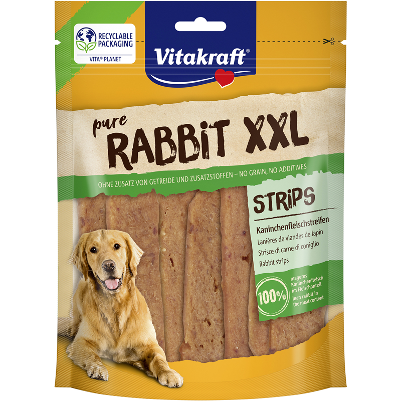 RABBIT Kaninchenfleischstreifen XXL 250 g
