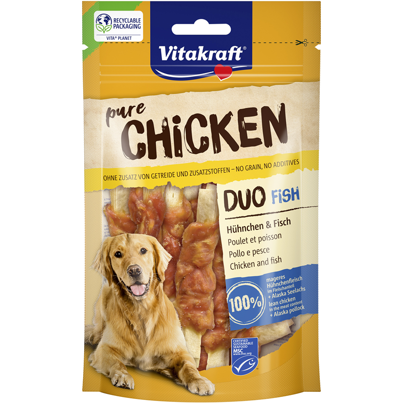 Vitakraft® CHICKEN Duo® Hühnchen & Fisch MSC 80 g