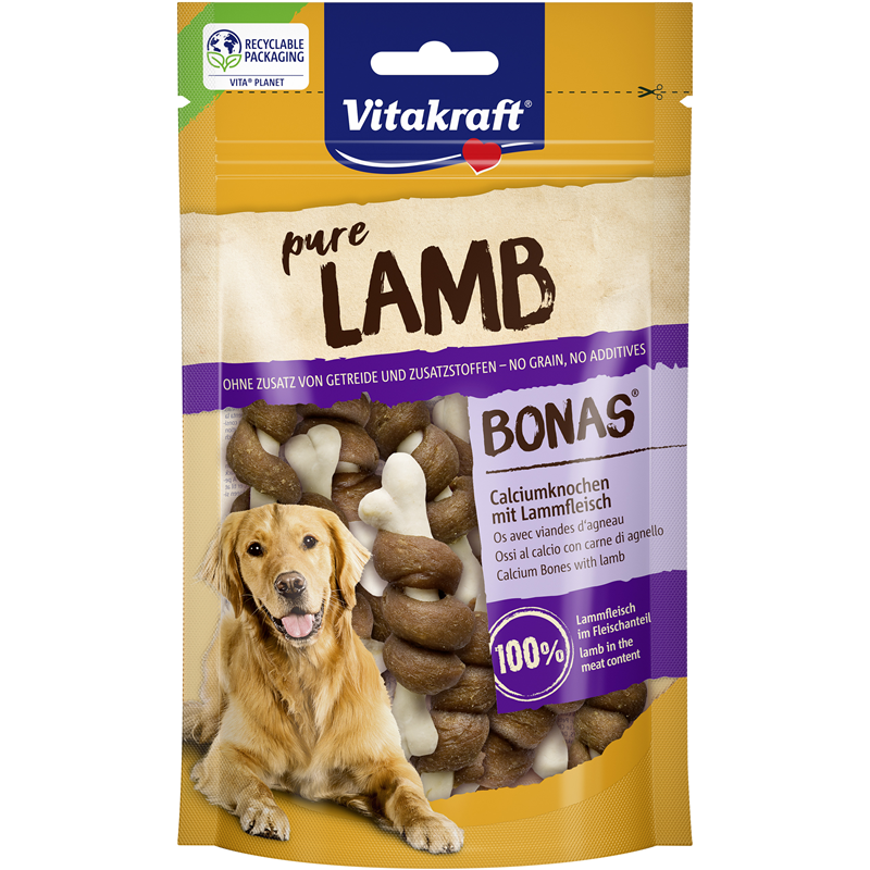 Vitakraft® LAMB Bonas® Calciumknochen Lamm 80 g