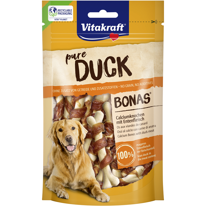 Vitakraft® DUCK Bonas® Calciumknochen Ente 80 g