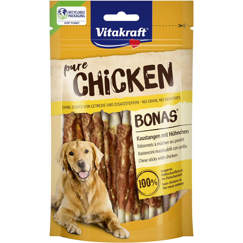 Vitakraft®  Dog CHICKEN Bonas® Kaustangen Huhn 80 g