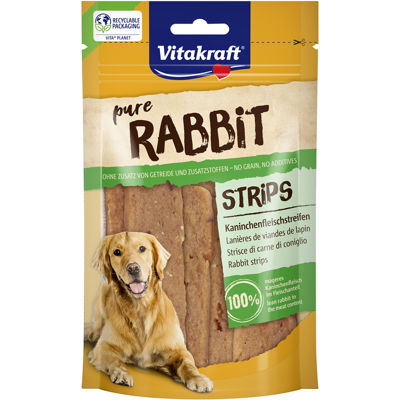 Vitakraft® RABBIT Kaninchenfleischstreifen 80 g