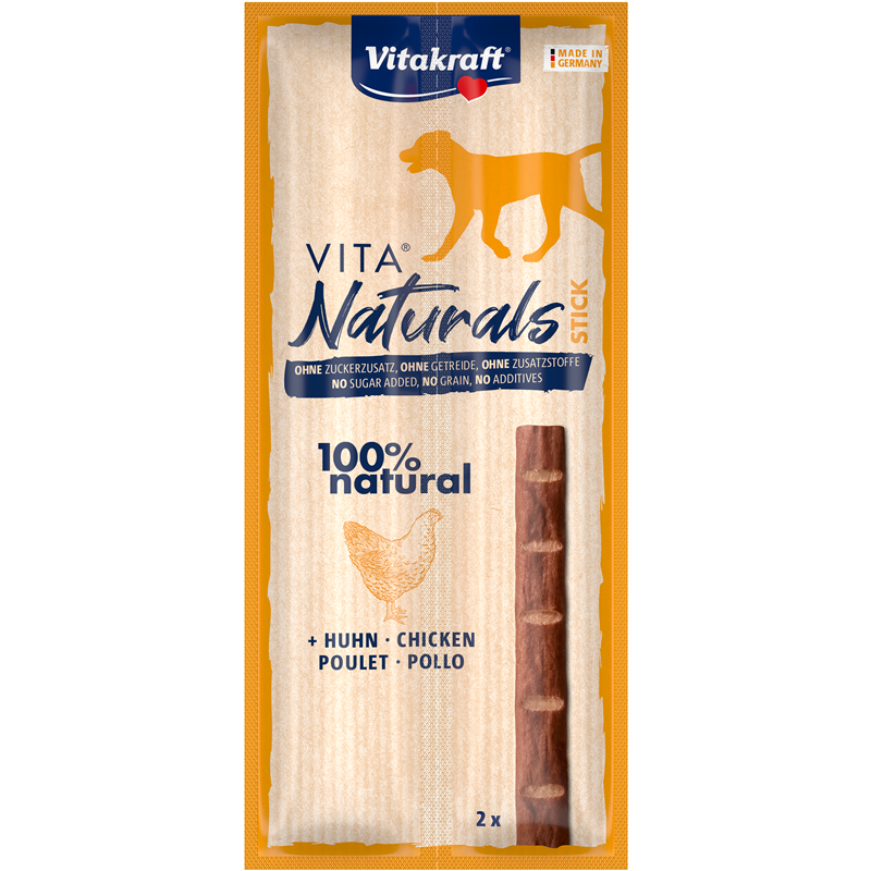 Vitakraft Vita Naturals, Stick, Huhn, 2 Stück/22 g