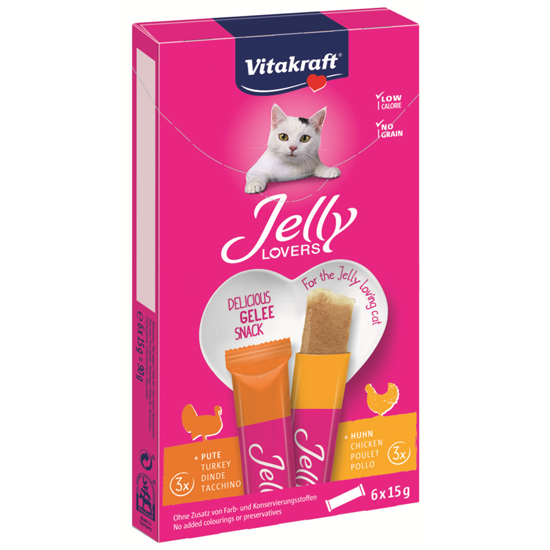 Vitakraft Jelly Lovers MP Huhn/Pute 6 x 15 g