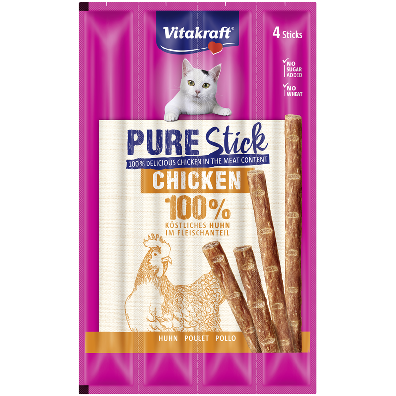 Vitakraft Pure Stick Huhn 4 x 5 g