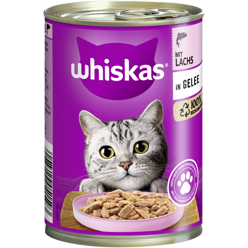 Whiskas Dose Gelee mit Lachs 400g