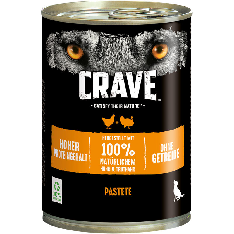 Crave Dog Dose Huhn + Truthahn 400 g
