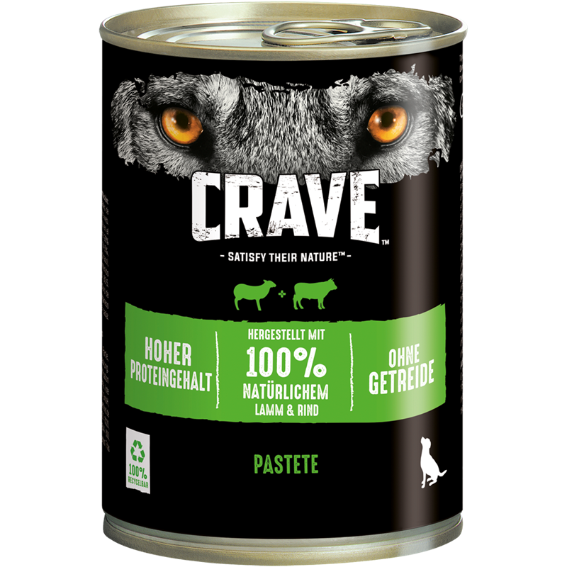 Crave Dog Dose Lamm + Rind 400 g