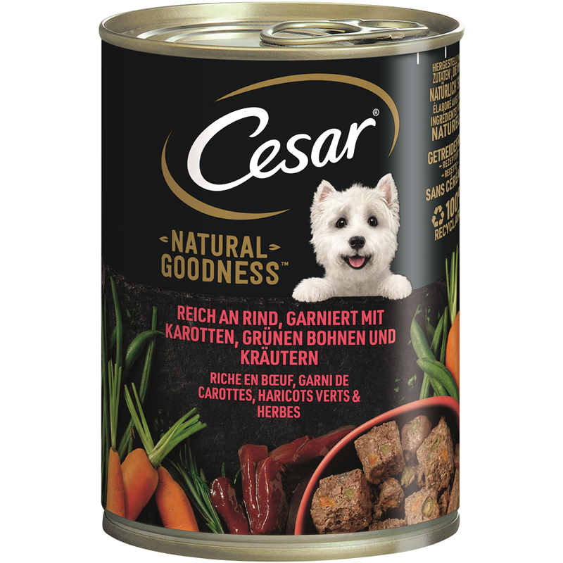 Cesar Dose Natural Goodness mit Rind 400 g