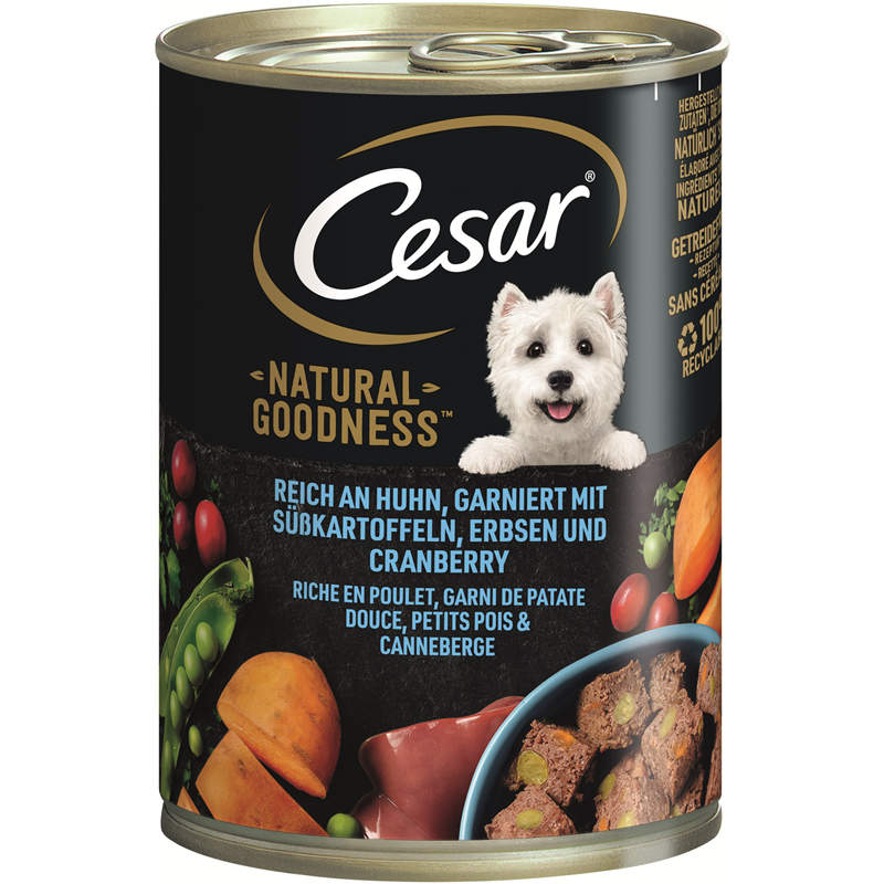 Cesar Dose Natural Goodness mit Huhn 400 g