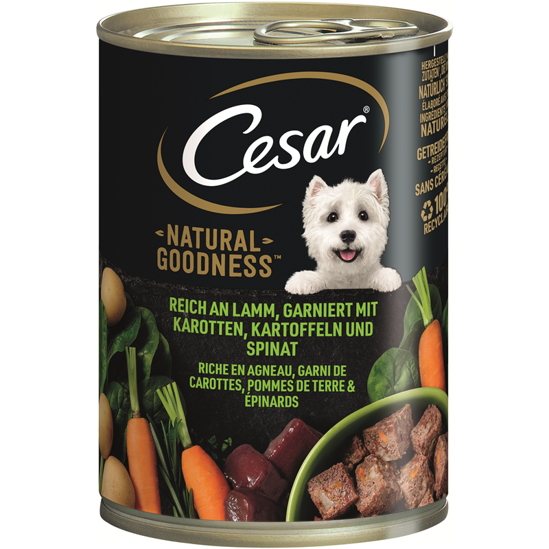 Cesar Dose Natural Goodness mit Lamm 400 g