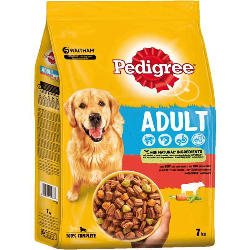 Pedigree Trocken Adult Rind + Gemüse 7kg