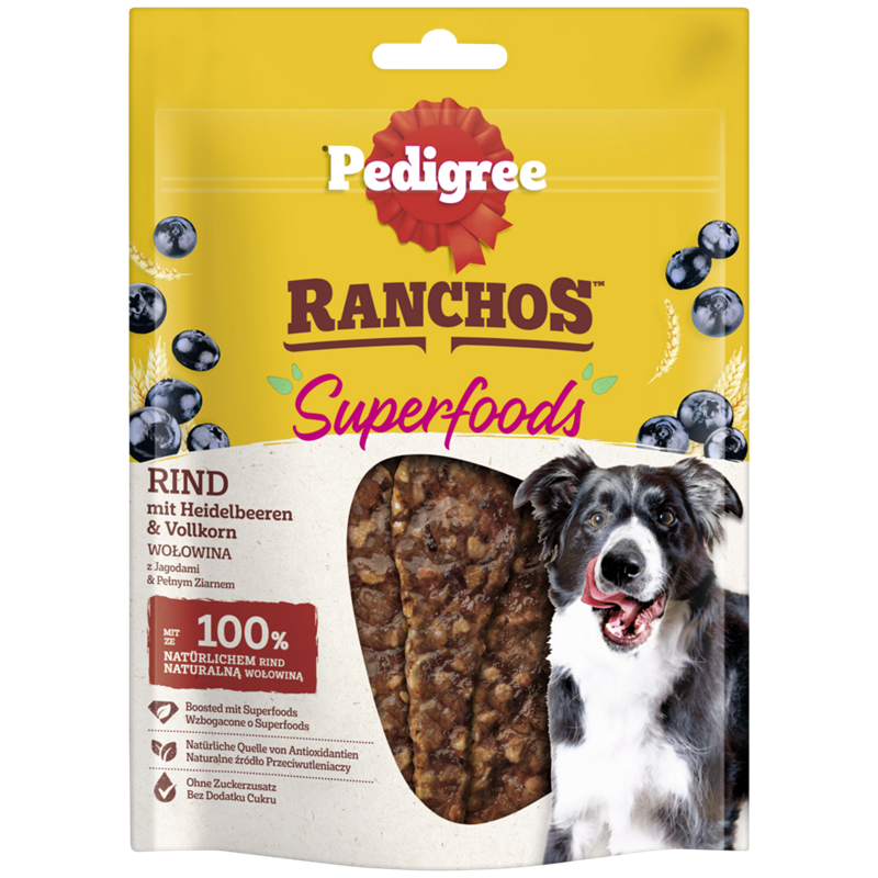 Pedigree RANCHOS Superfoods Rind 70 g