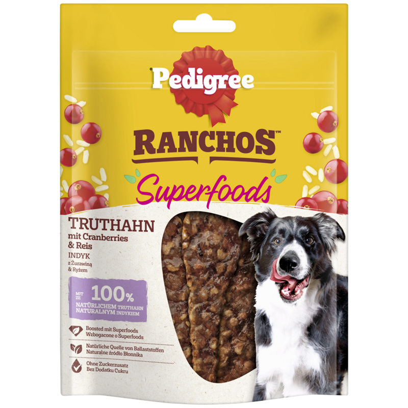 Pedigree RANCHOS Superfoods Truthahn 70 g