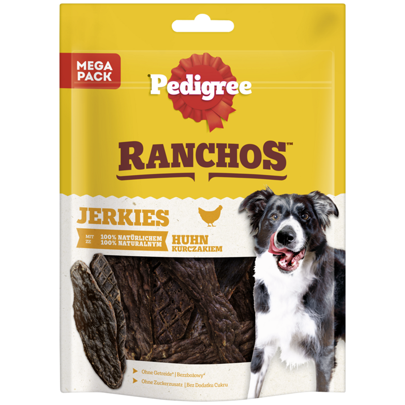 Pedigree RANCHOS Jerkies Mega Pack Huhn 180 g