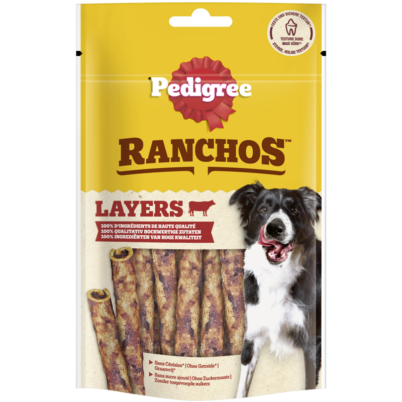 Pedigree RANCHOS Layers mit Rind 60g