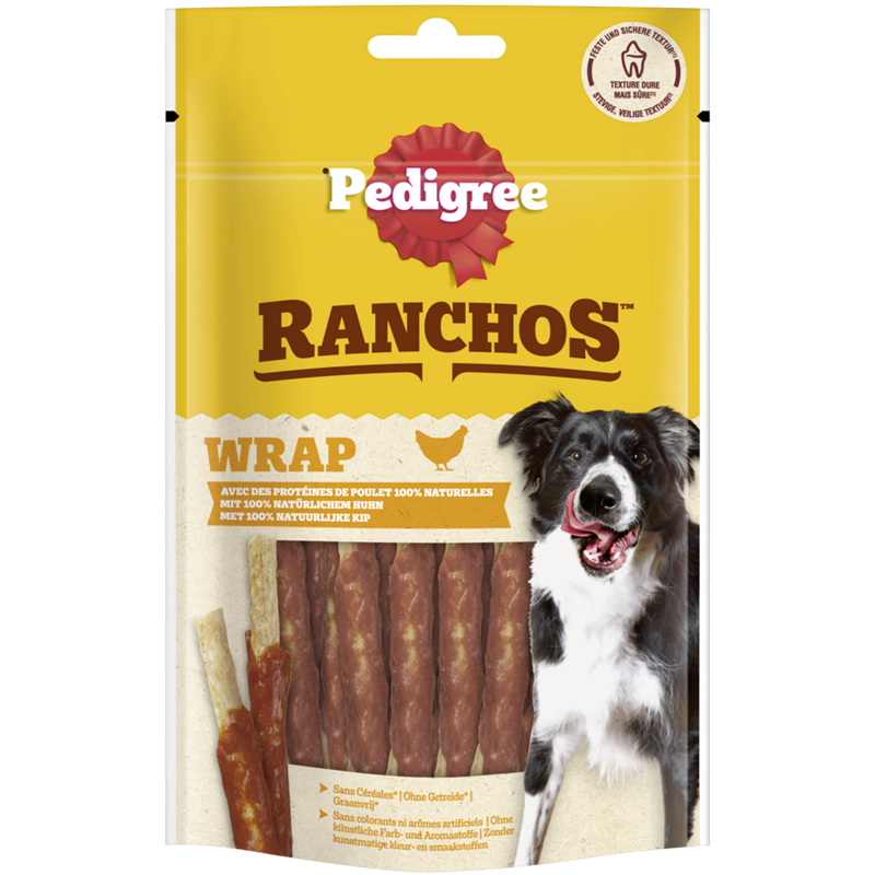 Pedigree RANCHOS Wrap mit Huhn 60g