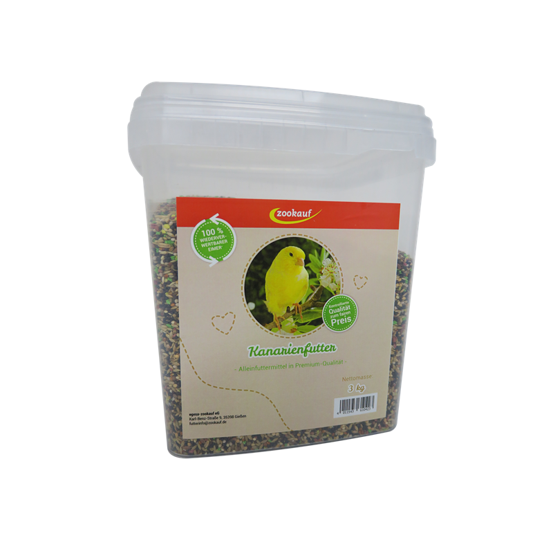 zookauf Kanarienfutter Premium im Eimer 3 kg