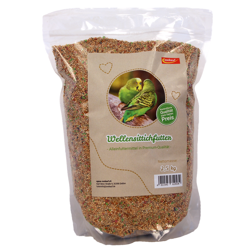 zookauf Wellensittichfutter Premium 2,5 kg
