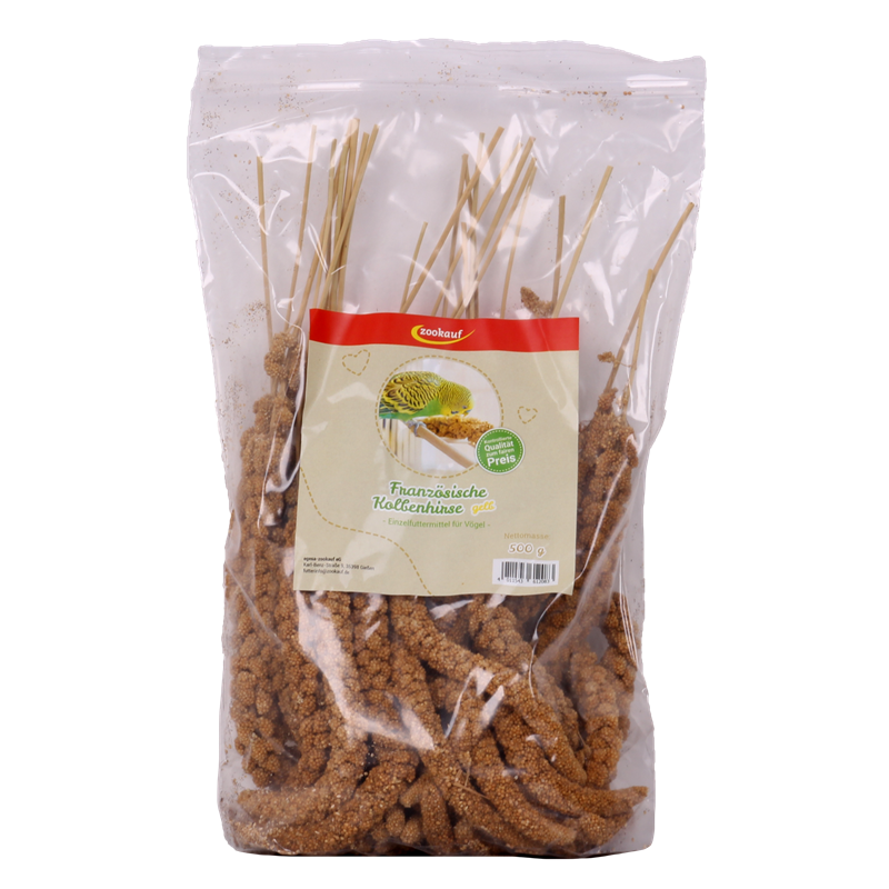 zookauf Vogel Snack Kolbenhirse gelb 500 g französisch