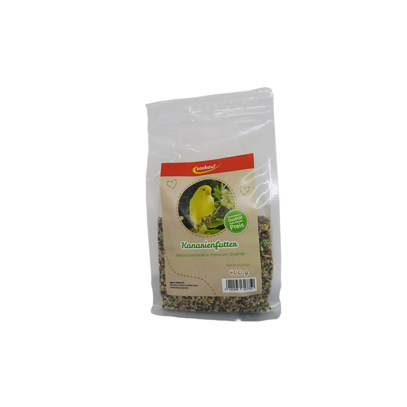 zookauf Vogel Futter Premium für Kanarien 400 g