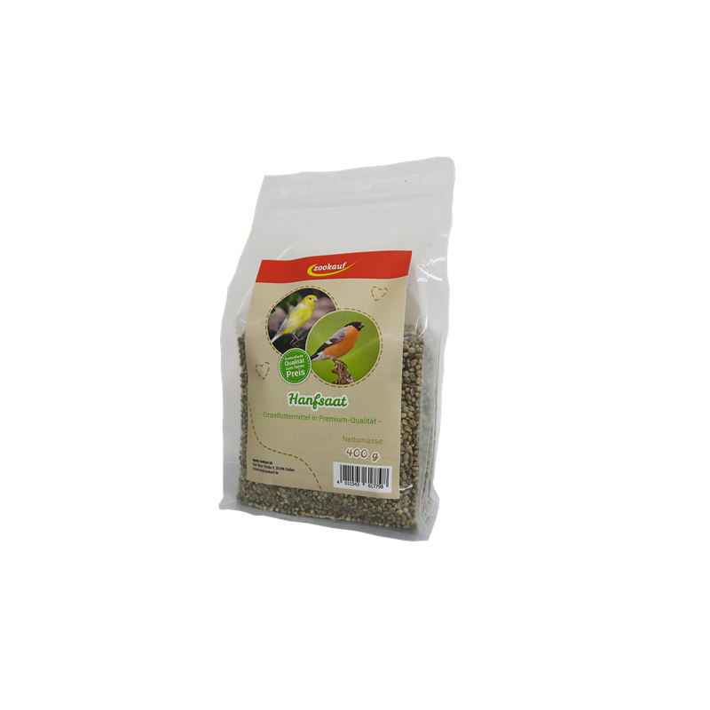 zookauf Premium Hanfsaat 400 g