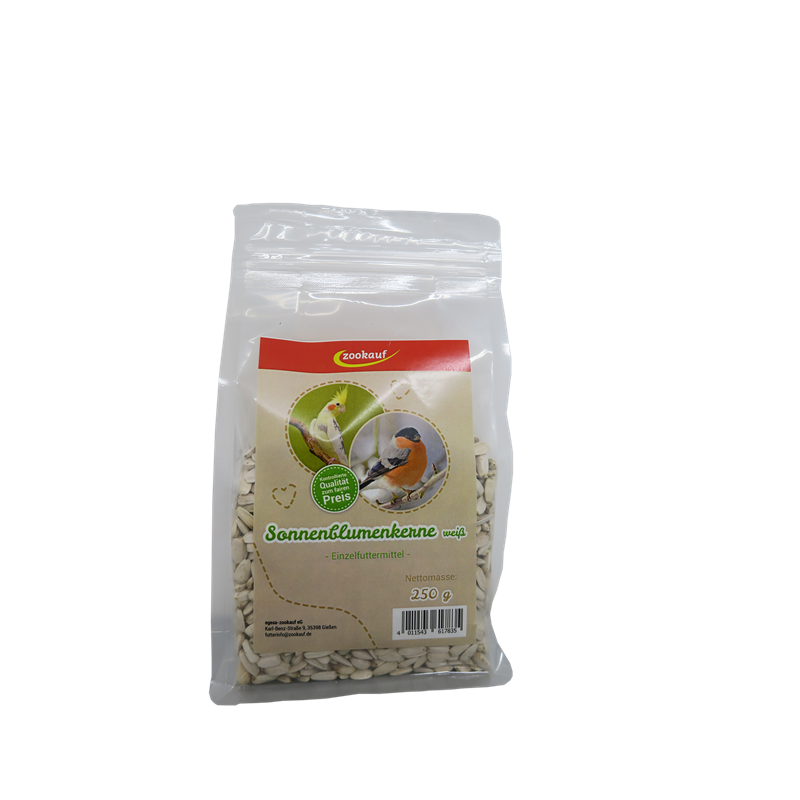zookauf Sonnenblumenkerne weiß 250 g