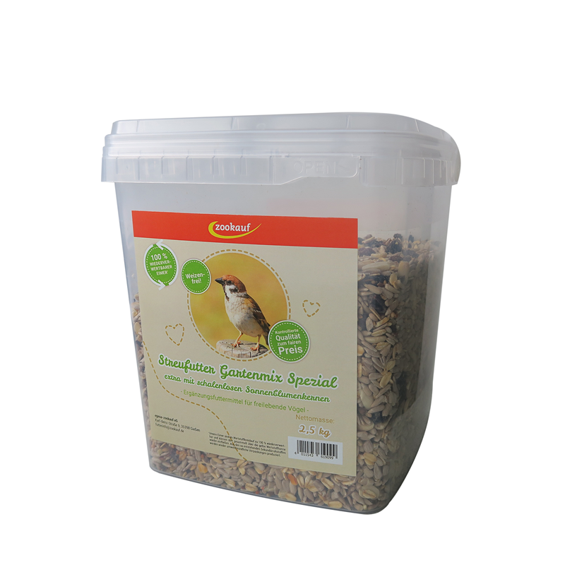 zookauf Streufutter Gartenmix Spezial 2,5 kg
